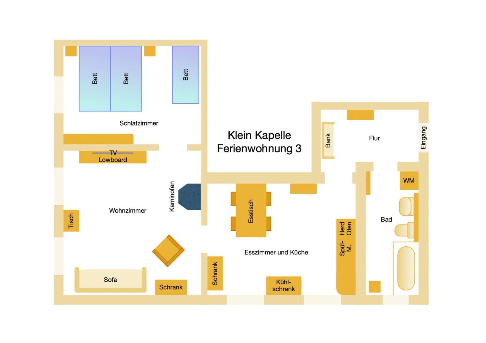 Ferienwohnungen Klein Kapelle Gingst Ngoại thất bức ảnh